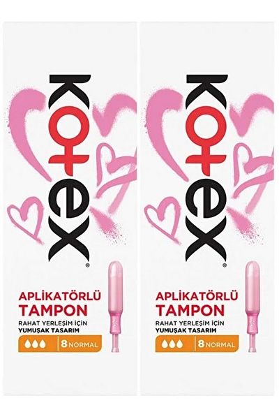 Kotex Tampon Set with Applicator 16 Liters (2Pk*8)