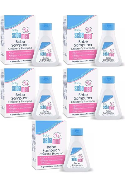 Sebamed مجموعة شامبو للأطفال حديثي الولادة مكونة من 5 قطع 150 مل