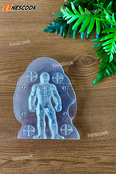 Neskuk قالب شوكولاتة سبايدر مان ثلاثي الأبعاد، للهدايا والحفلات، بطابع مارفل