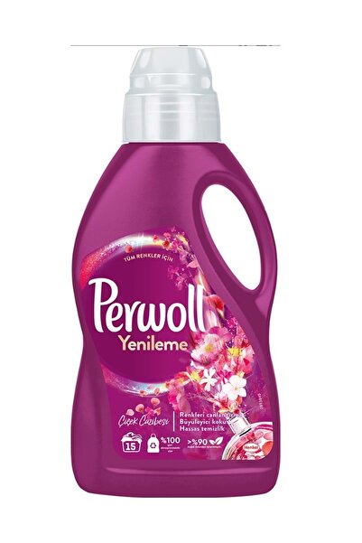 Perwoll Sıvı Çamaşır Deterjanı 1lt Renkli Yenileme Çiçek Cazibesi (15 YIKAMA)