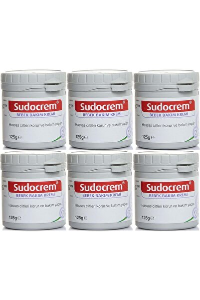 Sudocrem Cilt Bebek Bakım - Pişik Kremi 125gr (6 LI SET)