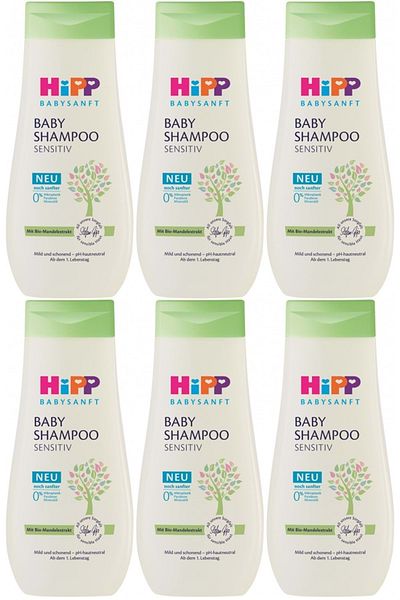 Hipp Babysanft Baby Shampoo - Sensitiv 200ml (Set of 6)