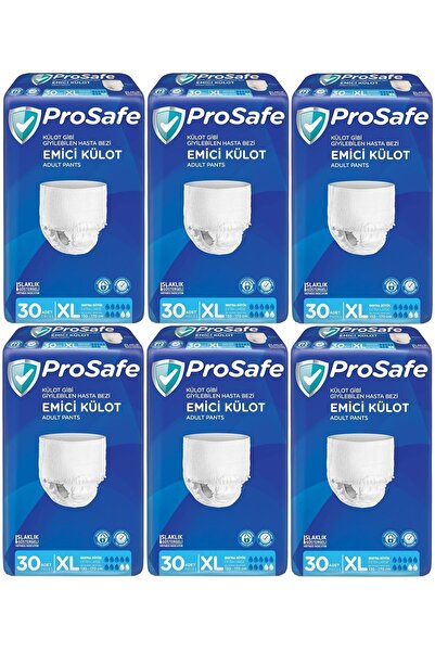 PROSAFE حفاضات داخلية ماصة للمرضى مقاس XL-كبير جدًا 180 قطعة (6 عبوات*30)