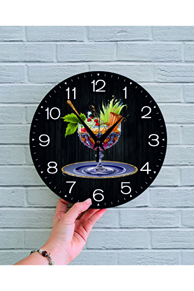 Bilge Lazer bilge Tasarım  retro   Duvar Saati 35  x 35 CM