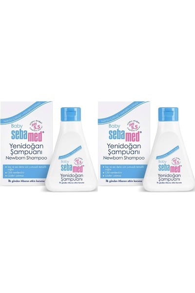 Sebamed Newborn Baby Shampoo - 250ml Set of 2