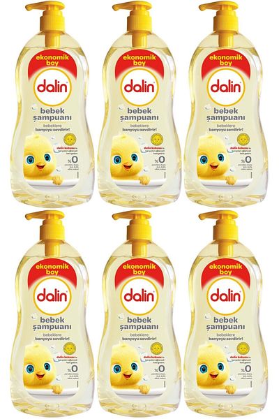 Dalin Baby Shampoo 900ml Classic with Pump (Set of 6)