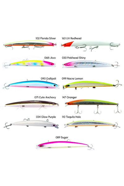 Fujin Volt Vl125s 14gr 12.5cm Slow Sinking Maket Balık - 034 Glow Purple