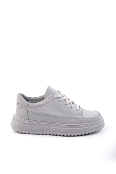 Bambi Beyaz Leather Erkek Sneaker E01304005503