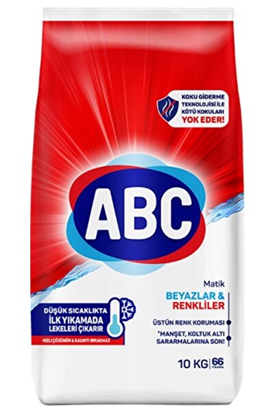 ABC Toz Deterjan Tüm Giysiler 10 Kg