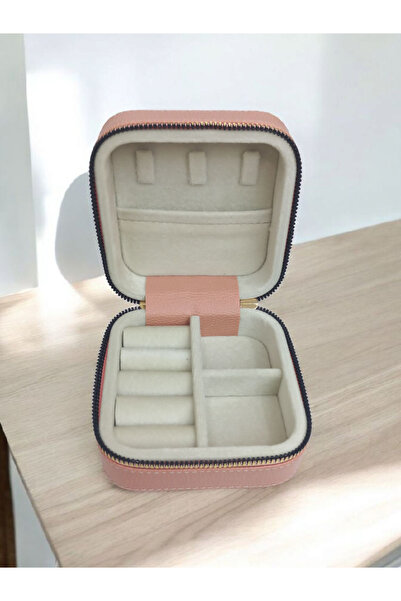 Moda fiesta Small Size (11×11) Organizer Jewelry Storage Box Travel Jewelry Bag Leather Wooden Case