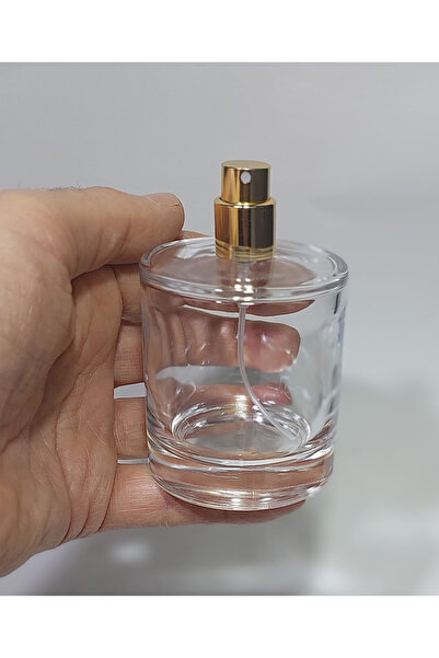 Paradise 2 Adet 100 ml Cam kolay kapama Sprey Kolonya Boş Parfüm Şişe Şeffaf renkli model Kapaklı
