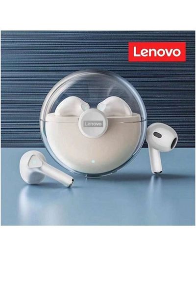 LENOVO سماعات أذن رياضية لاسلكية مقاومة للماء، خاصية إلغاء الضوضاء، التحكم باللمس، بطارية 300 مللي أمبير، شحن سريع