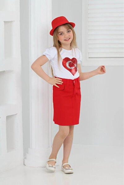 NOBLE STORE 23 NİSA NKIZ COSTUM DE SUS PENTRU COPII TRIOU FUSTA
