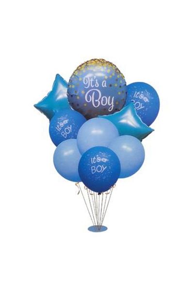 Generica ITS A BOY BALLOON SET - BLUE