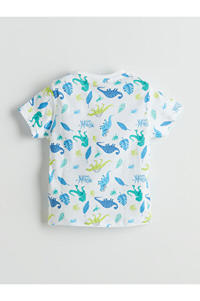 LC Waikiki Σετ πιτζάμες με στάμπα Dinosaur New Season για αγόρια - S5FE64Z1