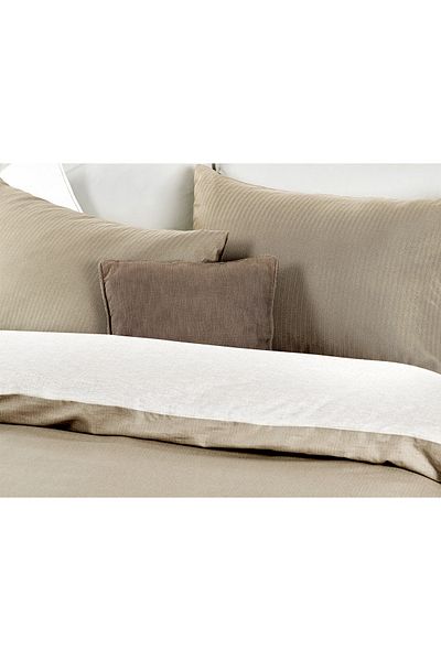 Madame Coco Cher Bedrucktes Einzelbettbezug-Set - Beige