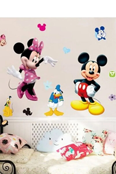 cosy home gift Süper Kahramanlar Mickey Mouse Minnie Mouse Duvar Stickerler