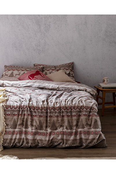 Madame Coco Vixien Doppelbettbezug-Set – Flanell