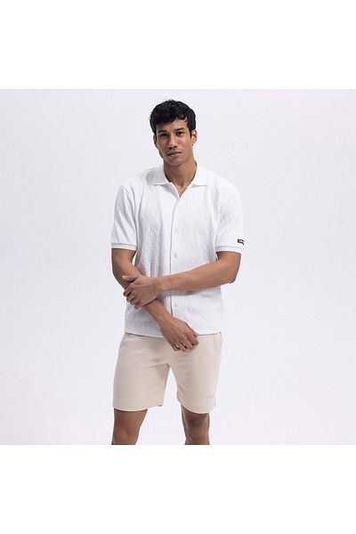 Ellesse Cămașă albă pentru bărbați Em490-of