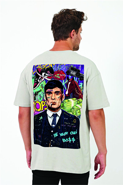 By Caspita Fashion Lenithra Thomas Shelby Leđa Štampano Unisex Oversize kroj ...