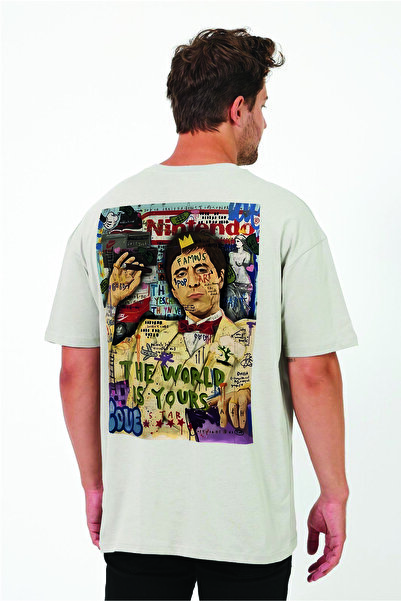 By Caspita Fashion Lenithra Tony Montana ruksak Štampano unisex Oversize kroj...