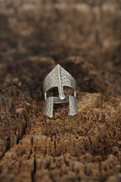Skygo Adjustable Helmet Design Men's Ring - TJ-EY305