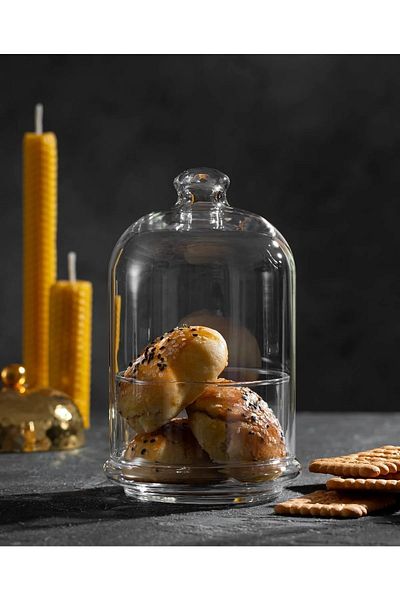 Paşabahçe 96889 Midi Patisserie Serving Bowl with Lid