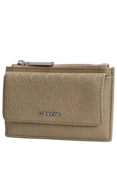 Calvin Klein Women's Zipper Closure Card Compartment Brown Wallet K60K 612949 -W75