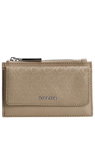 Calvin Klein Women's Zipper Closure Card Compartment Brown Wallet K60K 612949 -W75