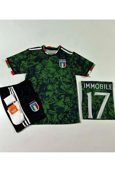 Lion Spor C'iro İ'mmobile Italia Set de 4 tricouri pentru copii cu tematică Michalengelo, concepute la comandă