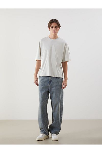 LC Waikiki Crew Neck Combed Cotton Men's T-Shirt