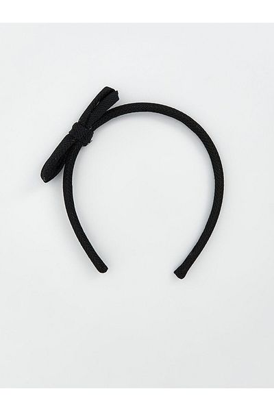 LC Waikiki Black Bow Detailed Baby Girl Crown