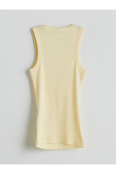 LC Waikiki Xside Yellow U-Neck Women's Tank Top