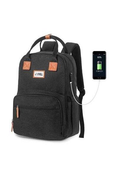 HALAMODO Business Travel Laptop Backpack, Water Resistant College School Computer Bag Gifts, Backpack for Int