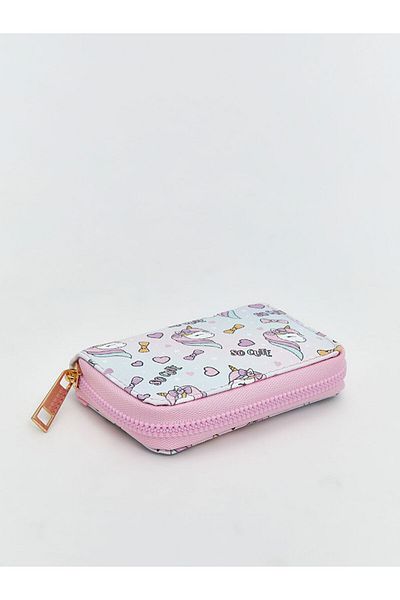 LC Waikiki New Season Printed Zippered Girl's Wallet - S5Lj68Z4