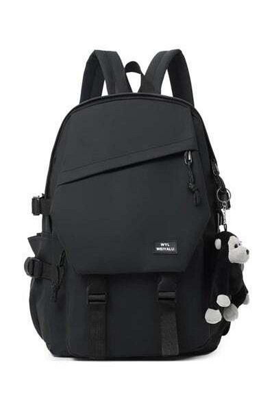 HALAMODO School Backpack, Unisex Large Bookbag, Waterproof Schoolbag for Men Women, Casual Daypack, Travel Ru