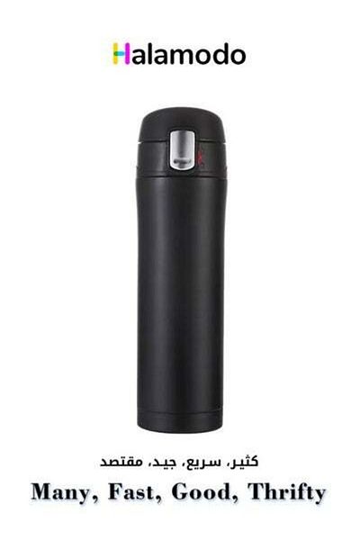 HALAMODO Double Layers Vacuum Insulated Thermos Bottle Made of Stainless Steel Portable Outdoor Carry 500 ML