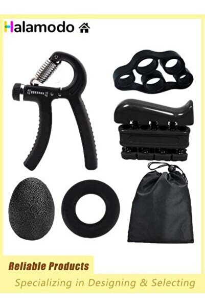 HALAMODO جهاز تدريب القوة القابل للتعديل، مقوي قبضة اليد من السيليكون، جهاز ت...