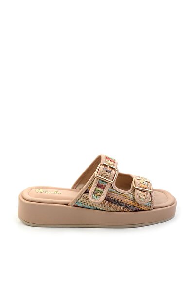 Bambi Çok Renkli  Kadın Terlik K04188131128