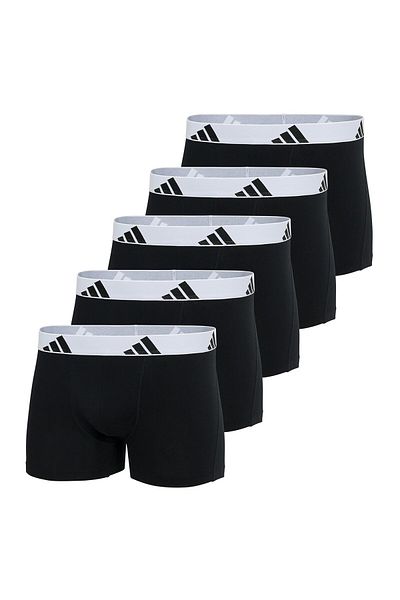 adidas Herren Boxershorts, 5er Pack - Trunks, Active Flex Cotton, Logo