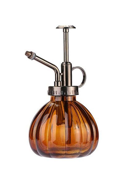 Generic Watering Pot Glass Spray Bottle Brown 15 x 6 x 6centimeter