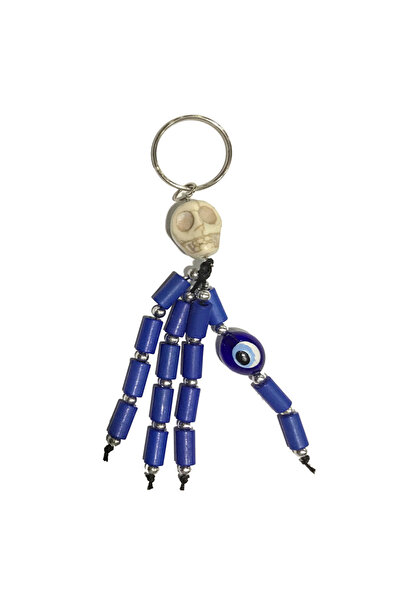 Generic سلسلة مفاتيح على شكل جمجمة