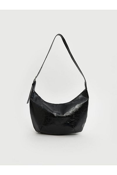LC Waikiki Lcw Accessories Black Leather Look Women's Shoulder Bag