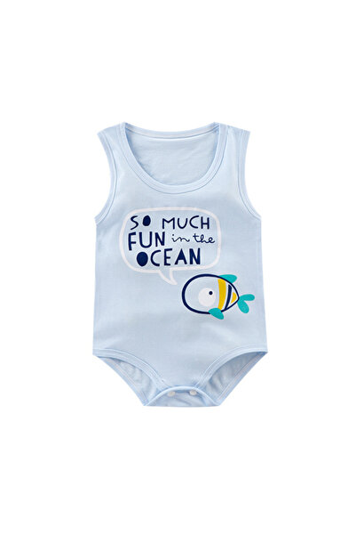 Generic بدلة جسم بدون أكمام للطفل 04