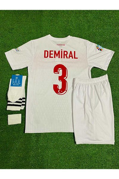 Lion Spor Τουρκία Ευρώ 2024 Merih Demiral Παιδική φανέλα 4 τεμ