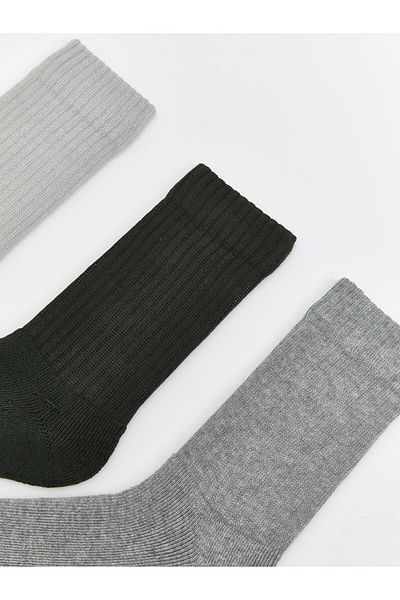 LC Waikiki Lcw Accessories Khaki Men's Socks 5-Pack