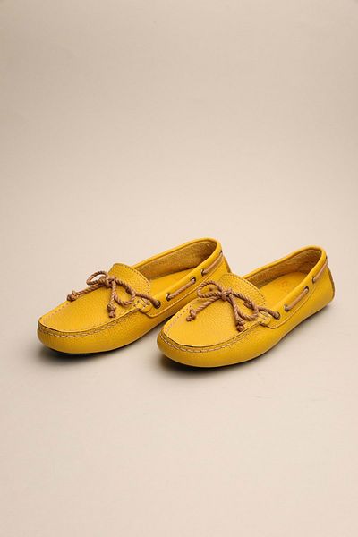 Gondol Loafer clasic din piele muștar 37 TTX.750 pentru femei