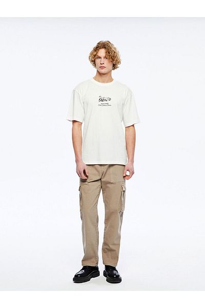LC Waikiki New Season Crew Neck Printed Combed Cotton Men's T-Shirt - S5Mm35Z8