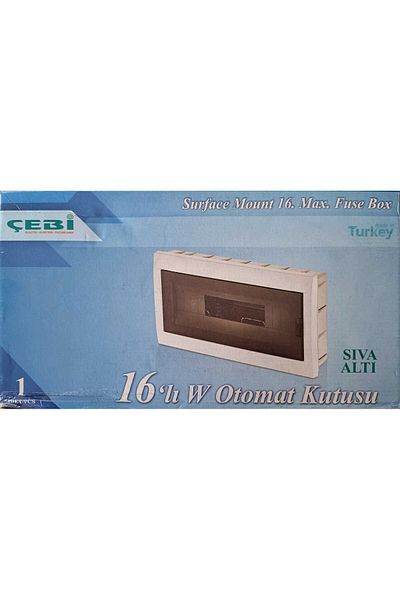 ÇEBİ PLASTİK 16-Piece Recessed W Vending Machine Fuse Box