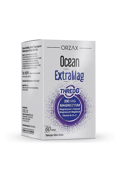 Orzax Ocean Extramag Threog Food Supplement 60 Tablets